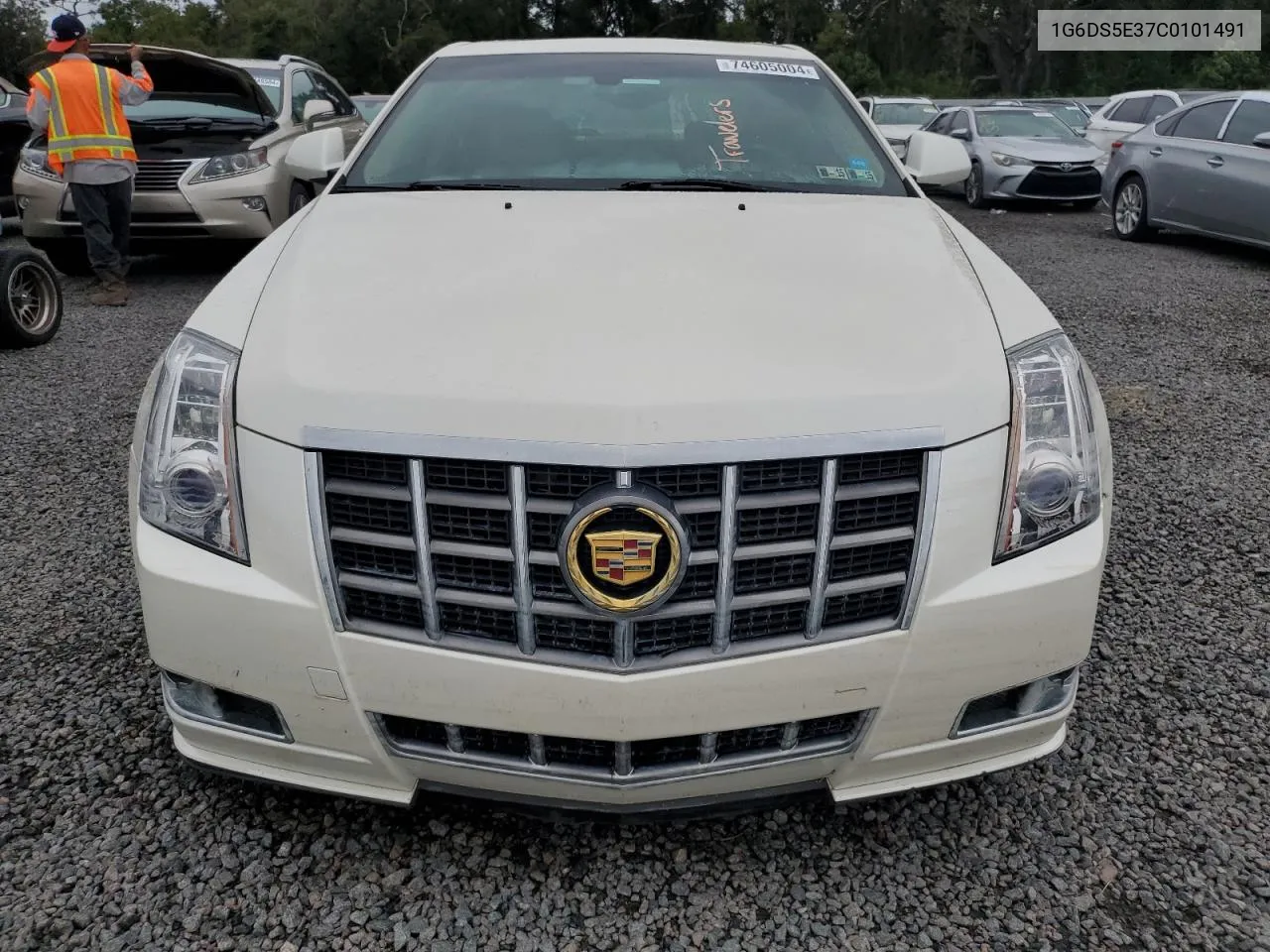 2012 Cadillac Cts Premium Collection VIN: 1G6DS5E37C0101491 Lot: 74605004