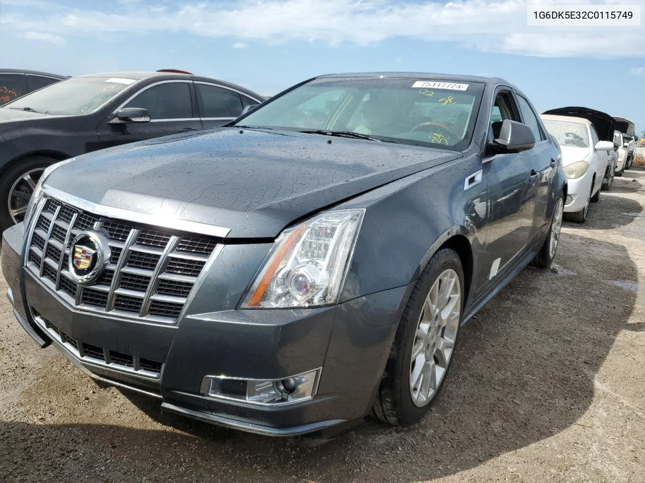 2012 Cadillac Cts Performance Collection VIN: 1G6DK5E32C0115749 Lot: 75117724