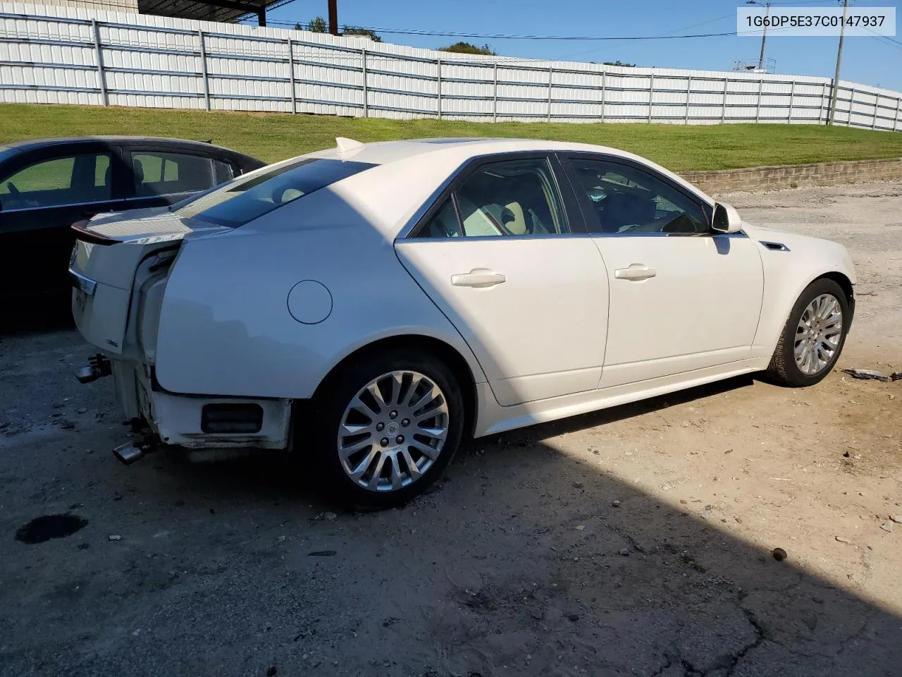 2012 Cadillac Cts Premium Collection VIN: 1G6DP5E37C0147937 Lot: 75473464