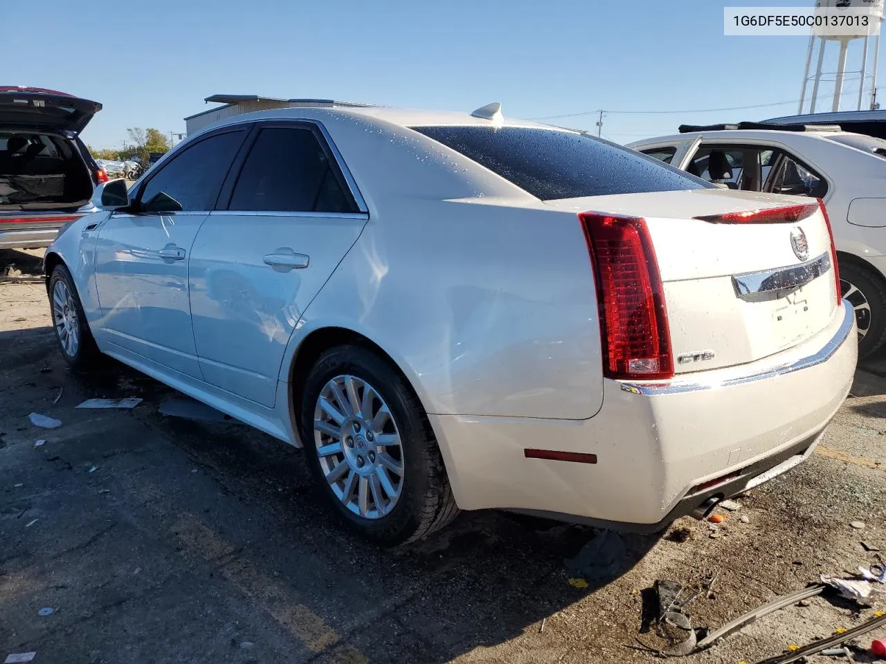 1G6DF5E50C0137013 2012 Cadillac Cts Luxury Collection