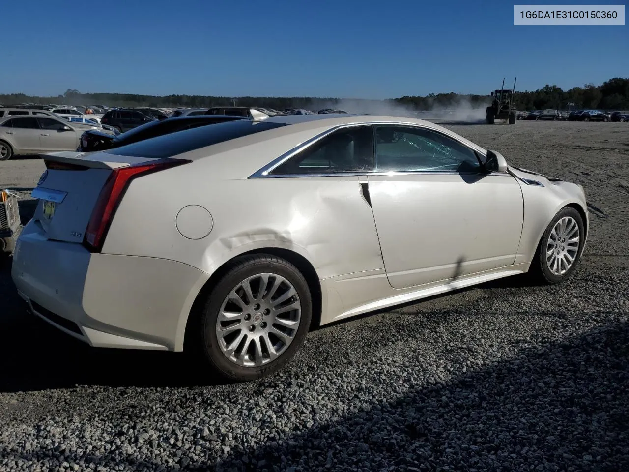 2012 Cadillac Cts VIN: 1G6DA1E31C0150360 Lot: 75819194