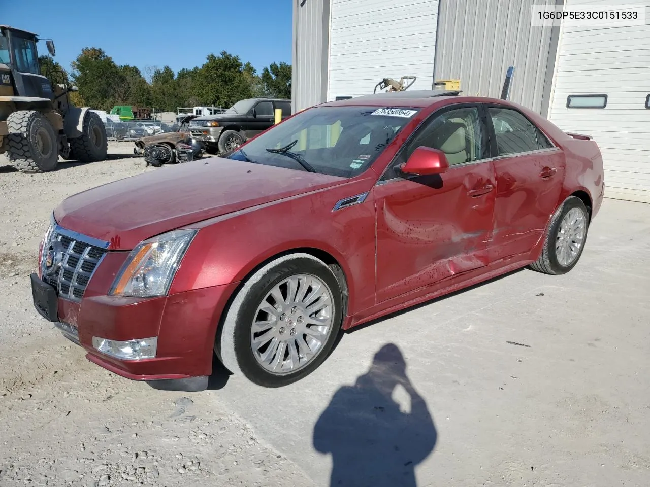 2012 Cadillac Cts Premium Collection VIN: 1G6DP5E33C0151533 Lot: 76350864