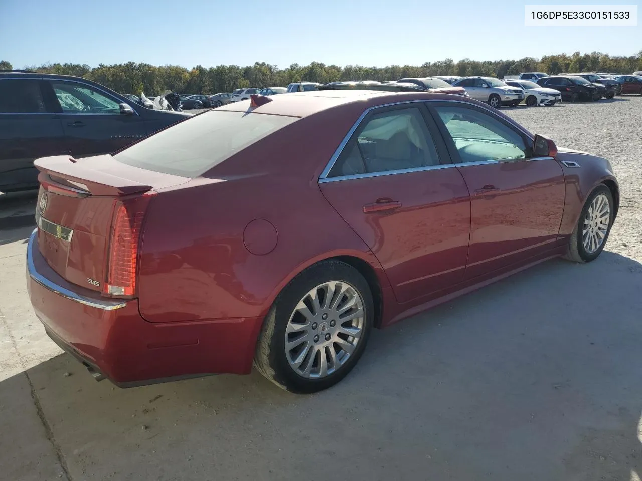 2012 Cadillac Cts Premium Collection VIN: 1G6DP5E33C0151533 Lot: 76350864