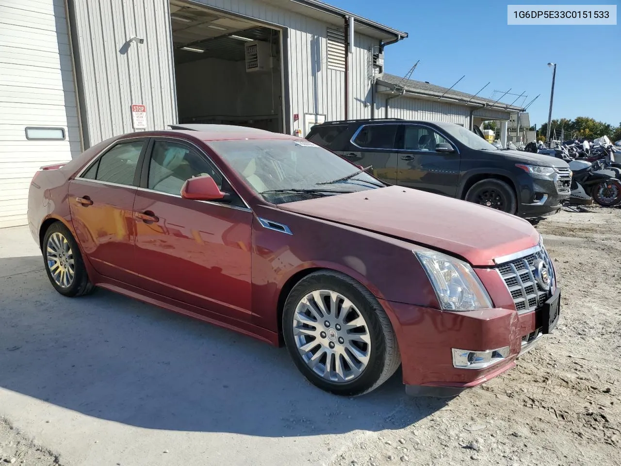 2012 Cadillac Cts Premium Collection VIN: 1G6DP5E33C0151533 Lot: 76350864