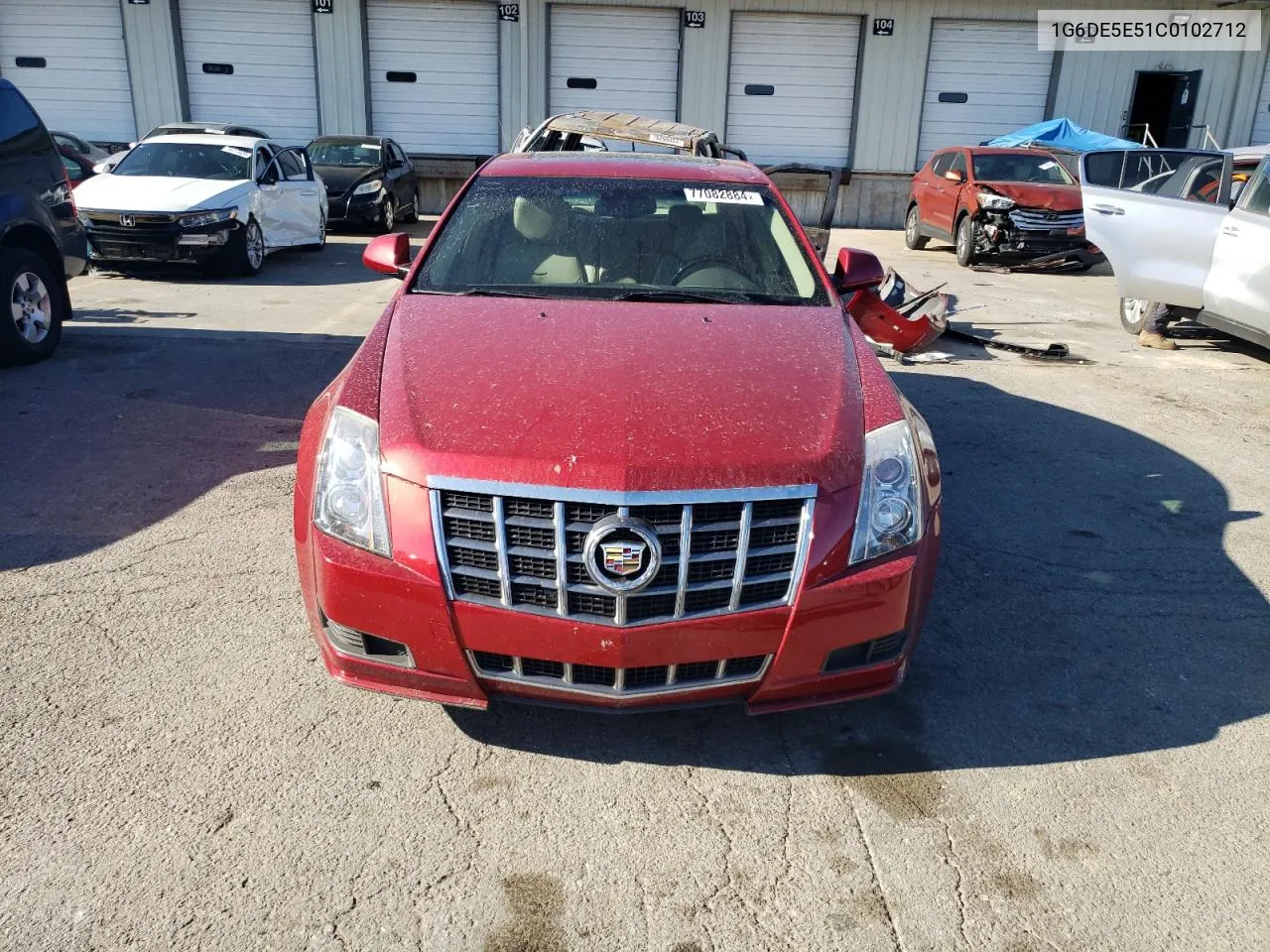 2012 Cadillac Cts Luxury Collection VIN: 1G6DE5E51C0102712 Lot: 77082884