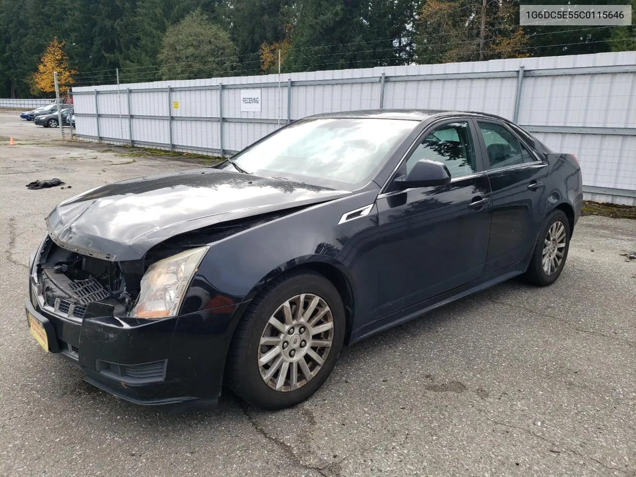 2012 Cadillac Cts VIN: 1G6DC5E55C0115646 Lot: 78754144