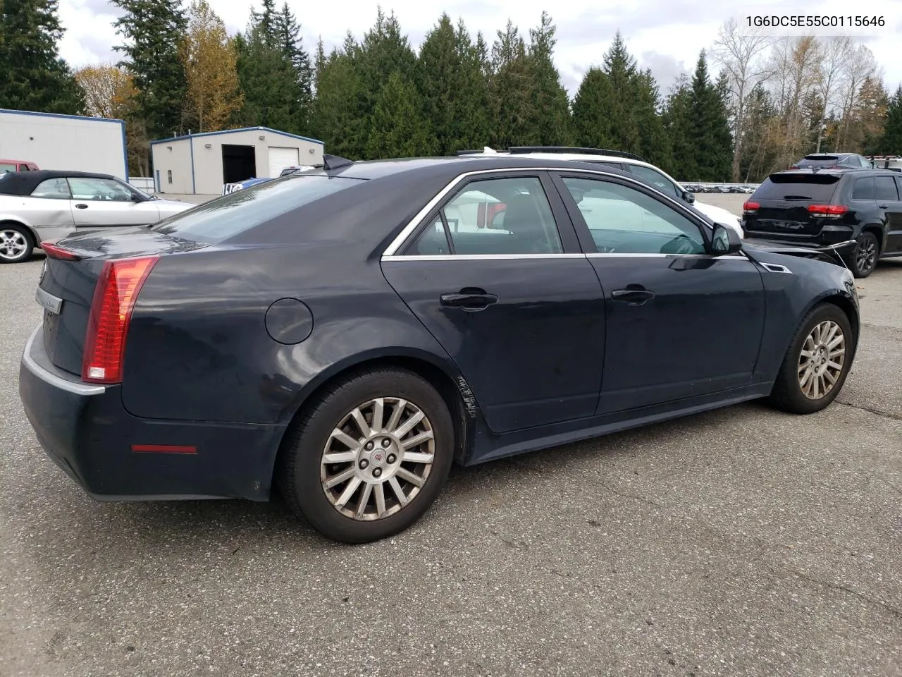 2012 Cadillac Cts VIN: 1G6DC5E55C0115646 Lot: 78754144