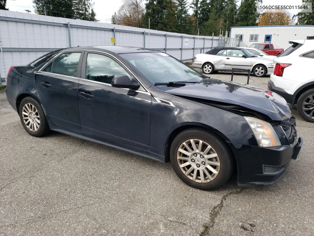 2012 Cadillac Cts VIN: 1G6DC5E55C0115646 Lot: 78754144