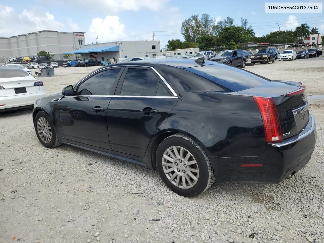 2012 Cadillac Cts Luxury Collection VIN: 1G6DE5E54C0137504 Lot: 79140684