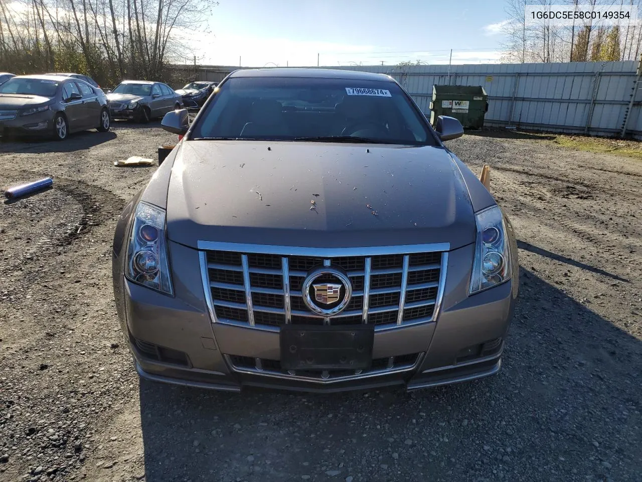 2012 Cadillac Cts VIN: 1G6DC5E58C0149354 Lot: 79668674