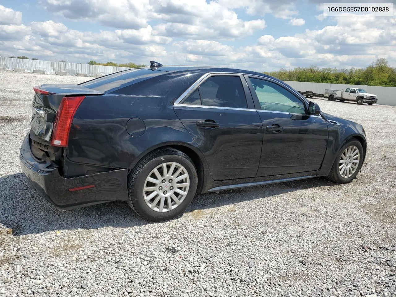 2013 Cadillac Cts Luxury Collection VIN: 1G6DG5E57D0102838 Lot: 51962814