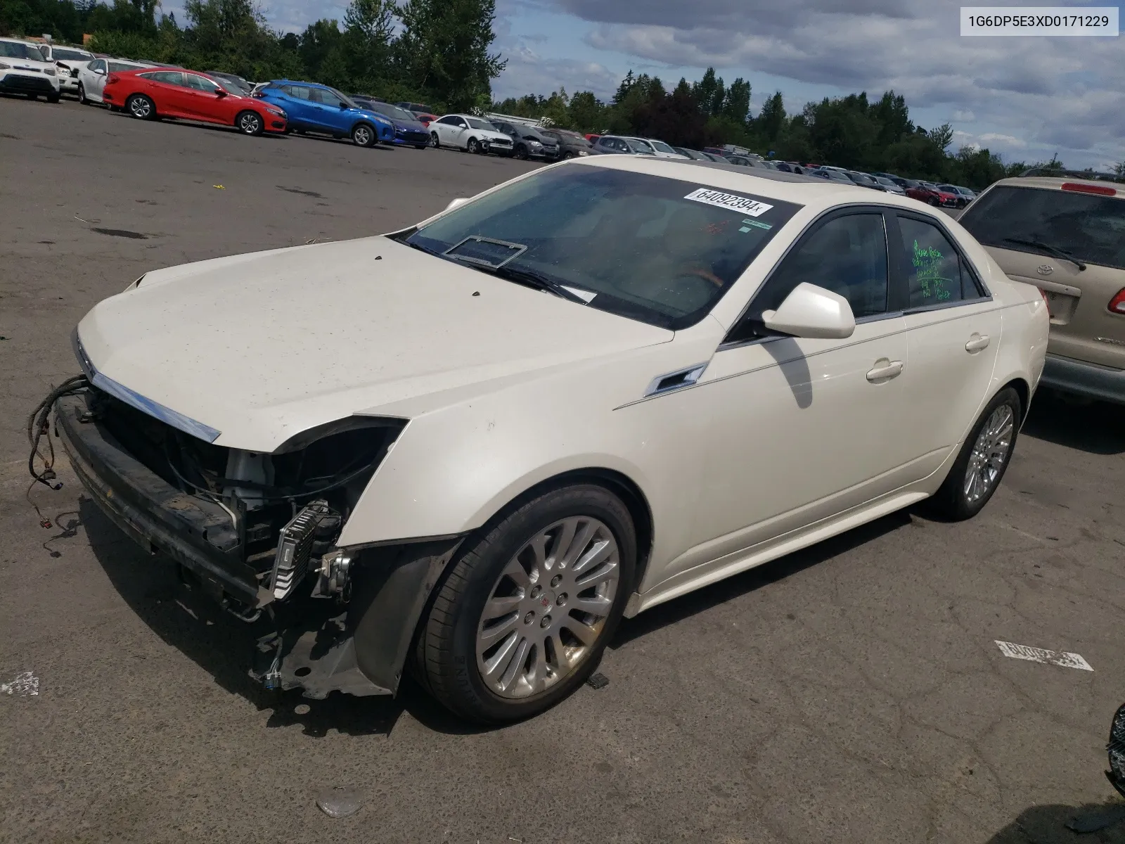 1G6DP5E3XD0171229 2013 Cadillac Cts Premium Collection