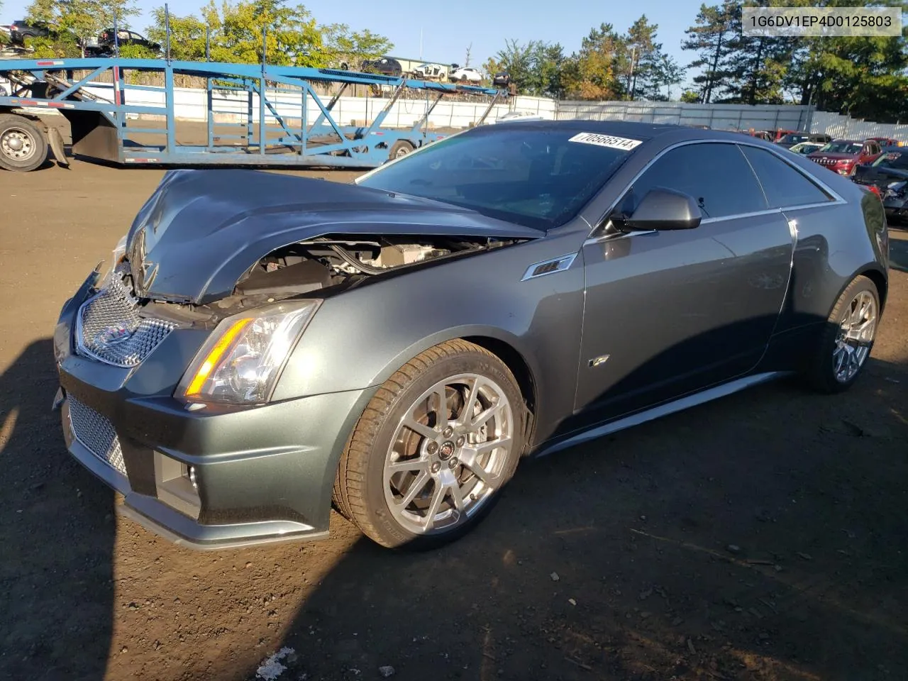 2013 Cadillac Cts-V VIN: 1G6DV1EP4D0125803 Lot: 70566514