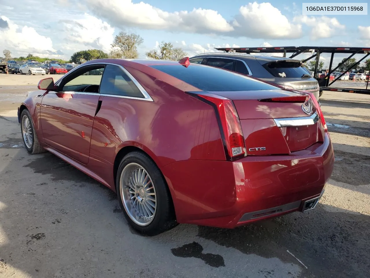 2013 Cadillac Cts VIN: 1G6DA1E37D0115968 Lot: 73783614