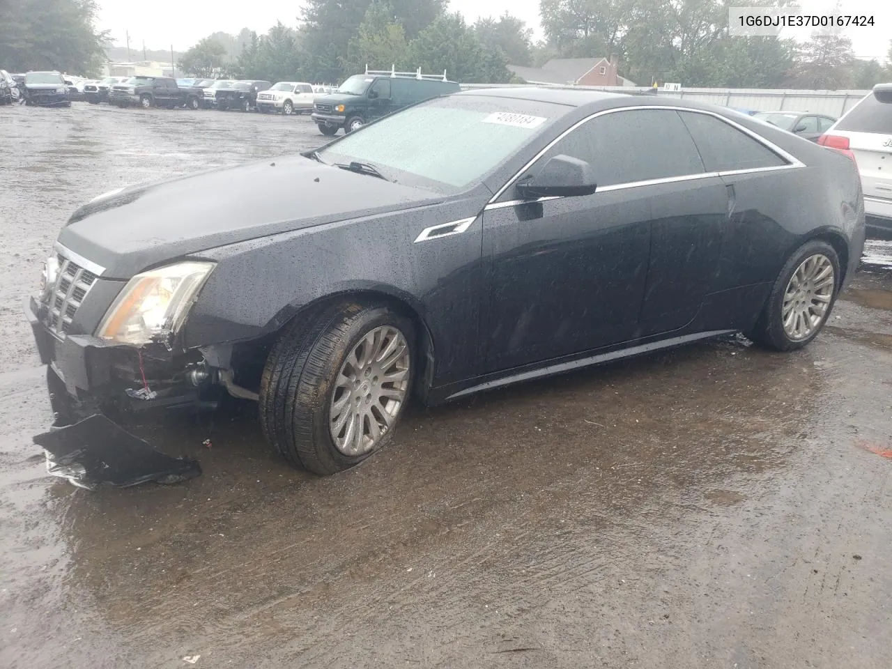 2013 Cadillac Cts Performance Collection VIN: 1G6DJ1E37D0167424 Lot: 74080184