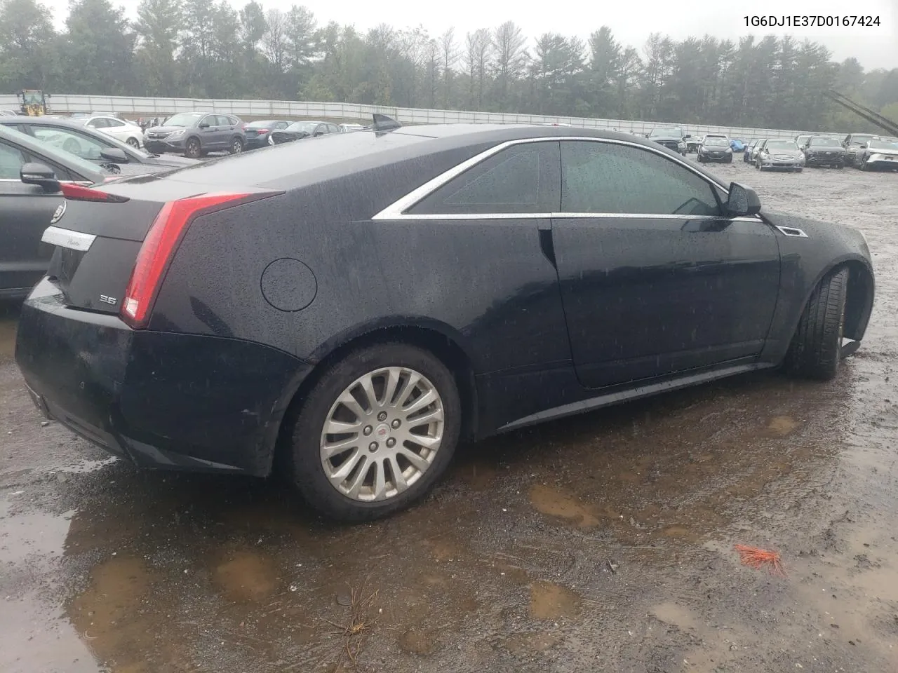 2013 Cadillac Cts Performance Collection VIN: 1G6DJ1E37D0167424 Lot: 74080184