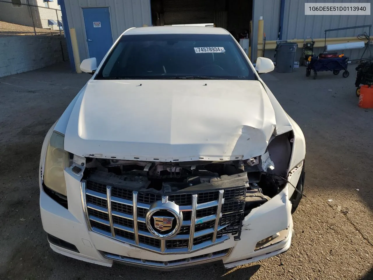 2013 Cadillac Cts Luxury Collection VIN: 1G6DE5E51D0113940 Lot: 74578934