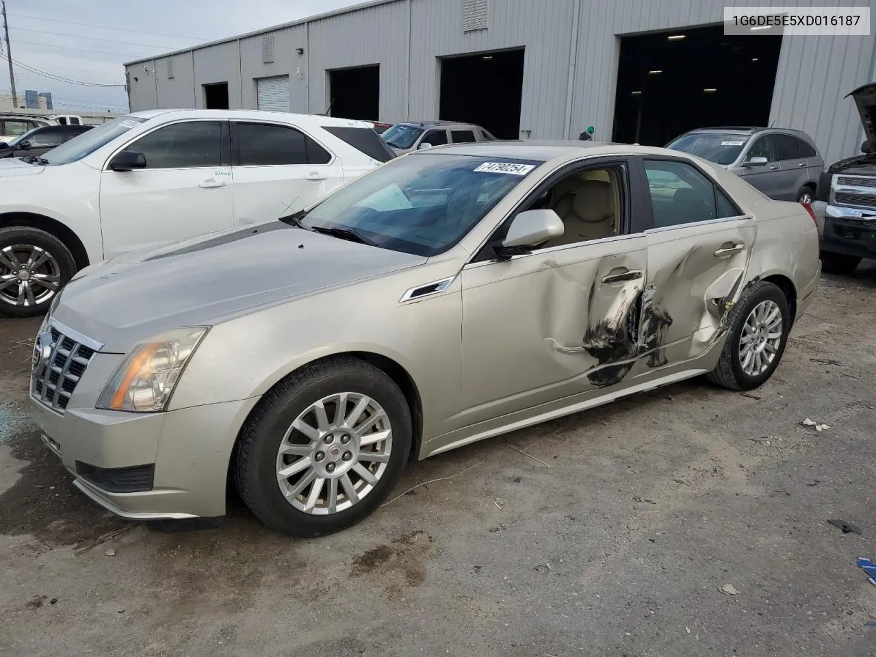 2013 Cadillac Cts Luxury Collection VIN: 1G6DE5E5XD016187 Lot: 74790254