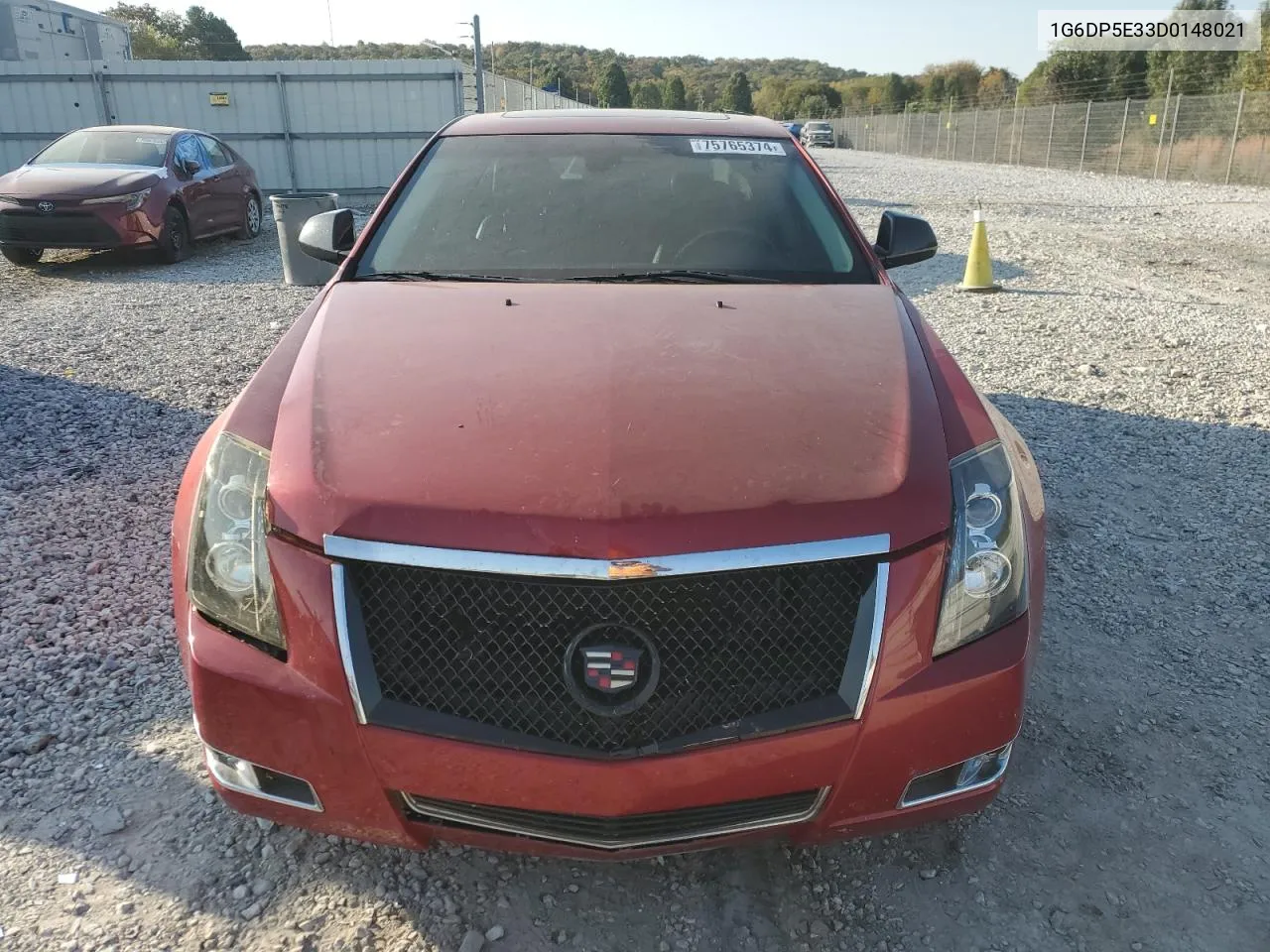 2013 Cadillac Cts Premium Collection VIN: 1G6DP5E33D0148021 Lot: 75765374