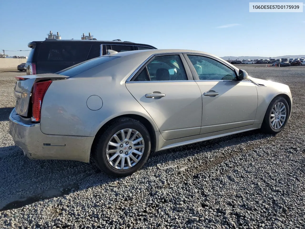 2013 Cadillac Cts Luxury Collection VIN: 1G6DE5E57D0175939 Lot: 76616284