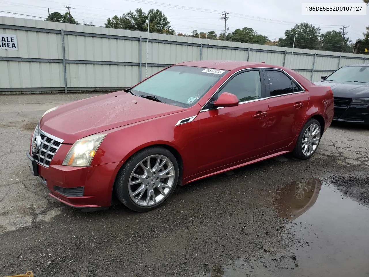 2013 Cadillac Cts Luxury Collection VIN: 1G6DE5E52D0107127 Lot: 78843304