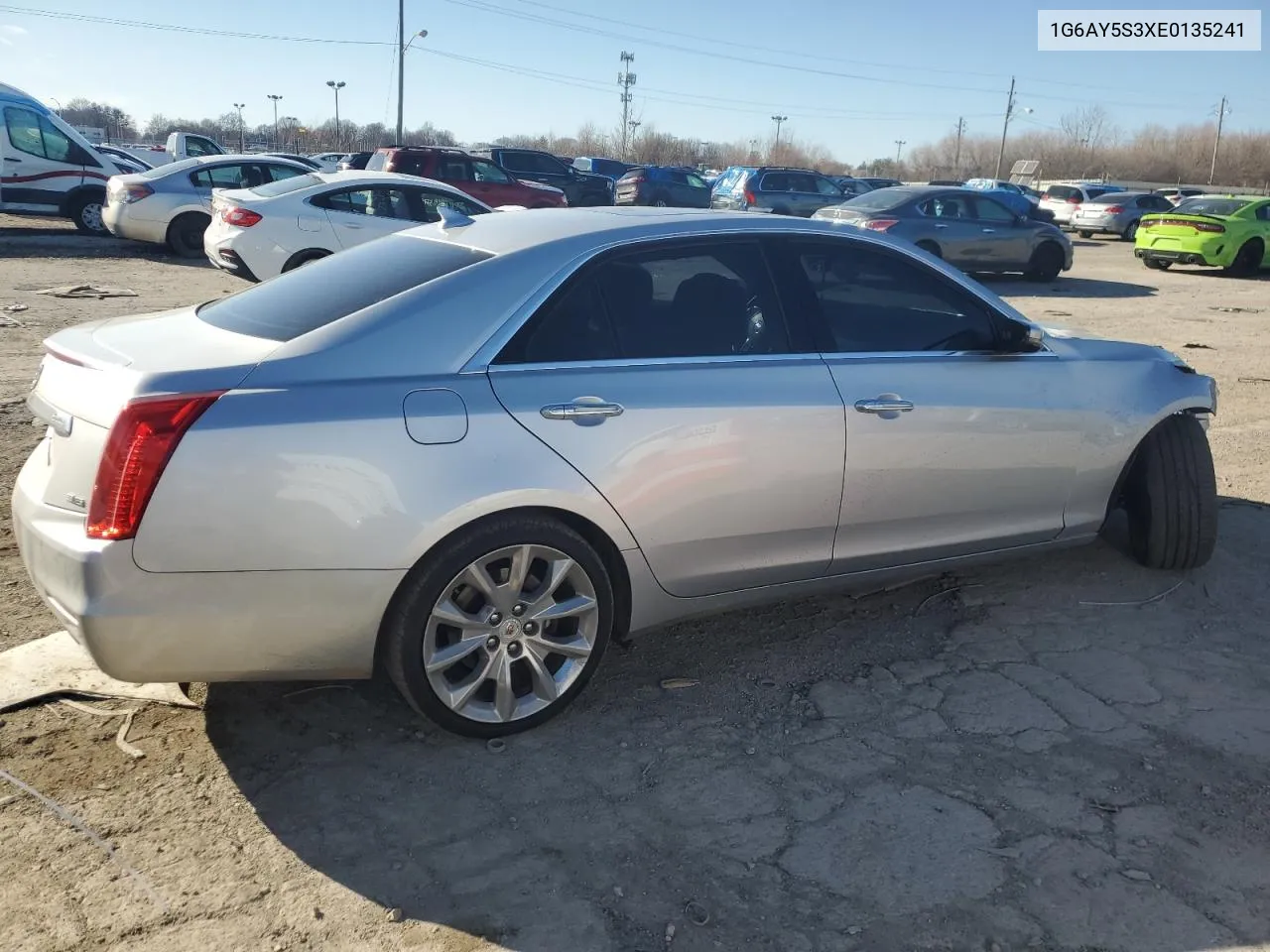 2014 Cadillac Cts Performance Collection VIN: 1G6AY5S3XE0135241 Lot: 44802584