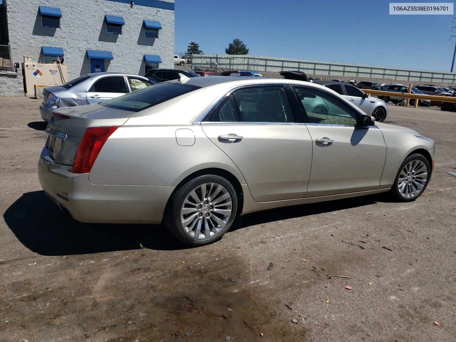 1G6AZ5S38E0196701 2014 Cadillac Cts Premium Collection