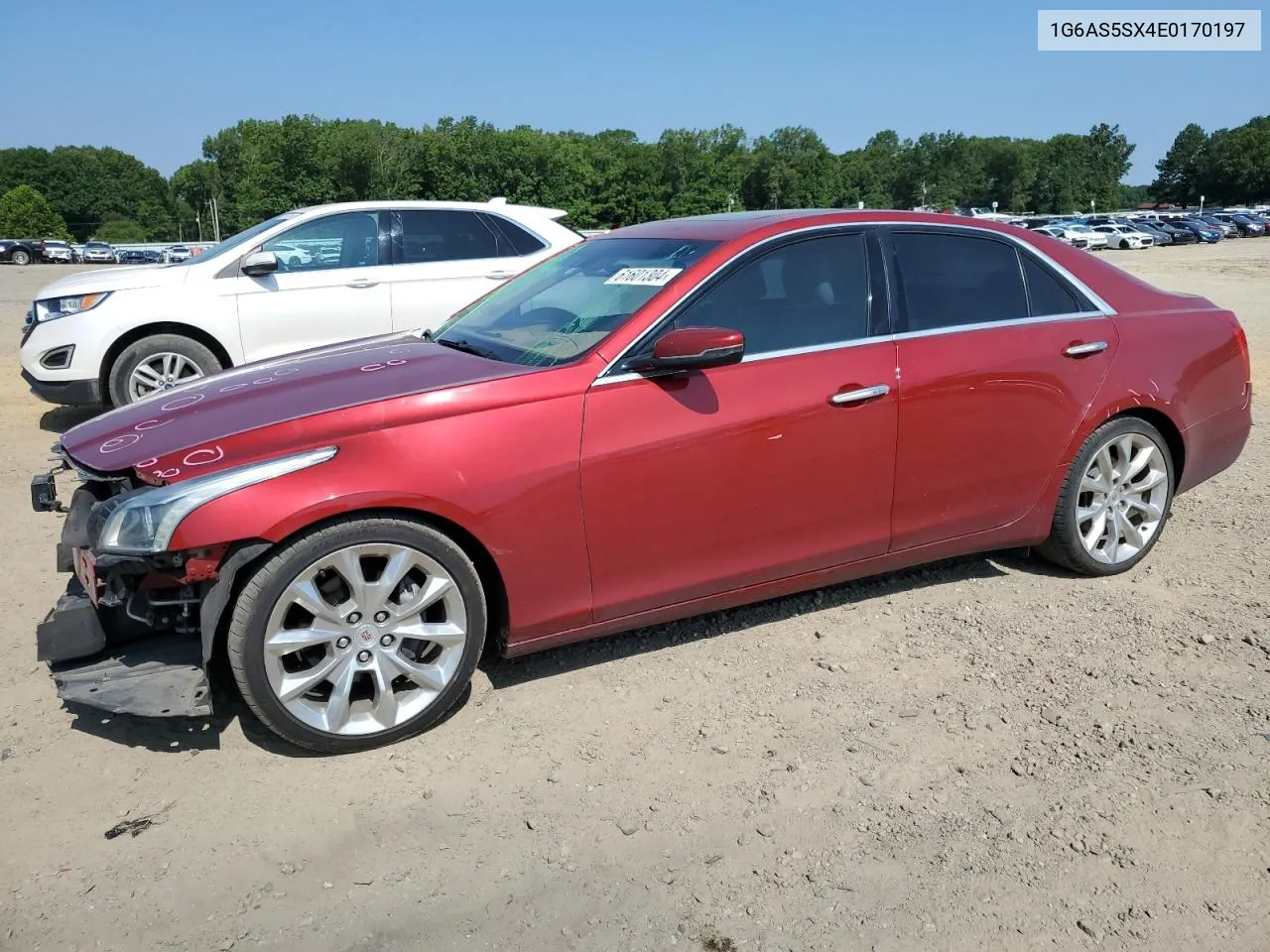 2014 Cadillac Cts Performance Collection VIN: 1G6AS5SX4E0170197 Lot: 61601304