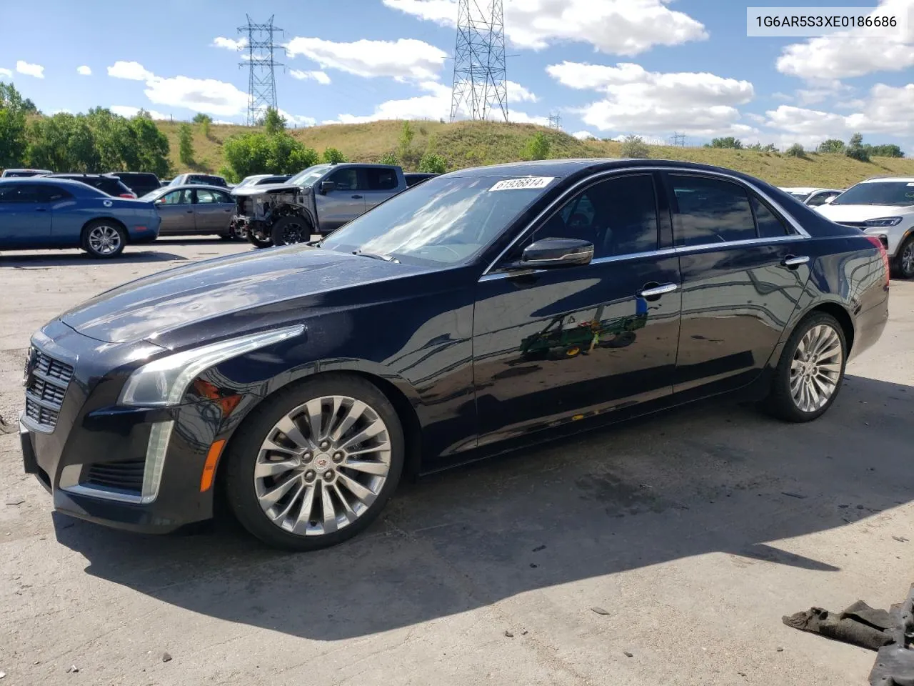 1G6AR5S3XE0186686 2014 Cadillac Cts Luxury Collection