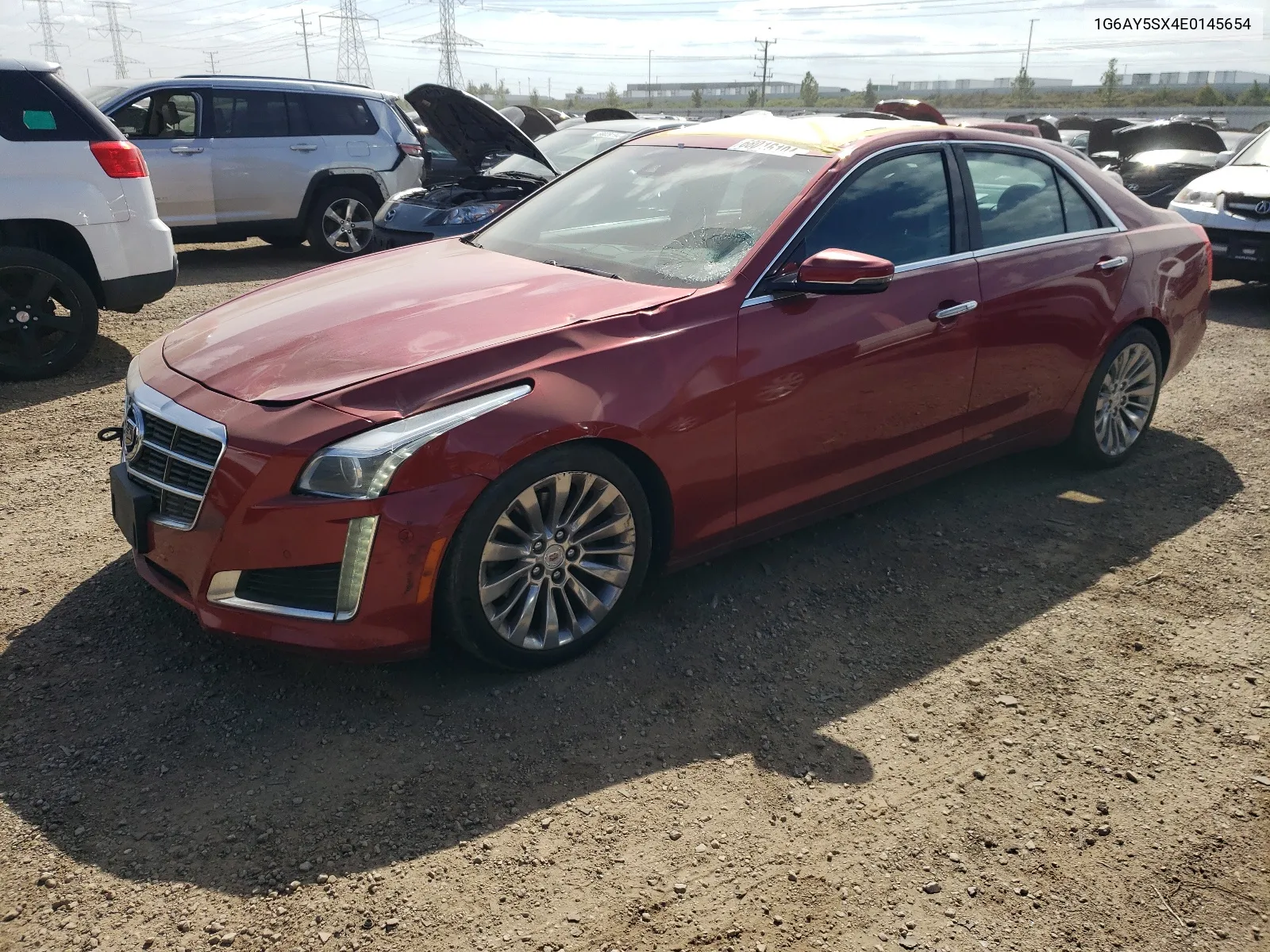 2014 Cadillac Cts Performance Collection VIN: 1G6AY5SX4E0145654 Lot: 68016104