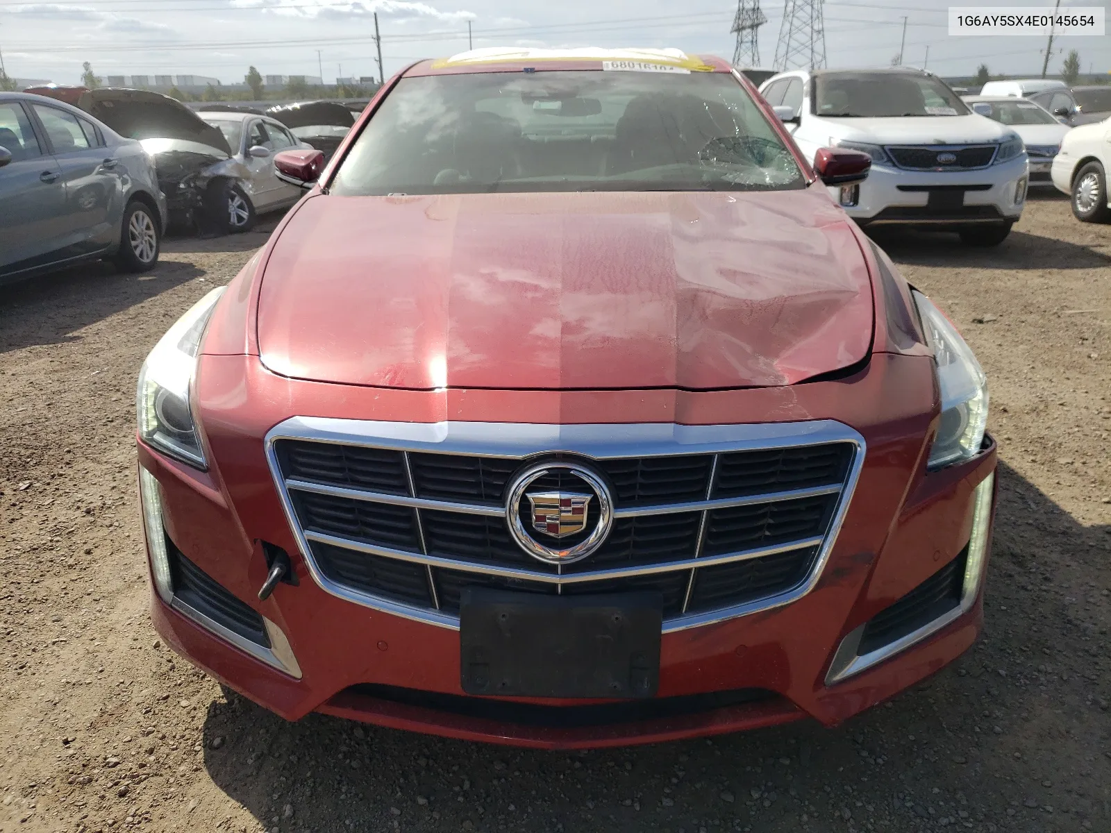 2014 Cadillac Cts Performance Collection VIN: 1G6AY5SX4E0145654 Lot: 68016104