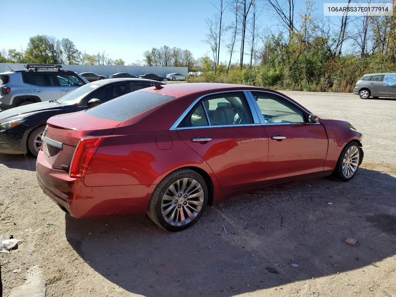 2014 Cadillac Cts Luxury Collection VIN: 1G6AR5S37E0177914 Lot: 73698564