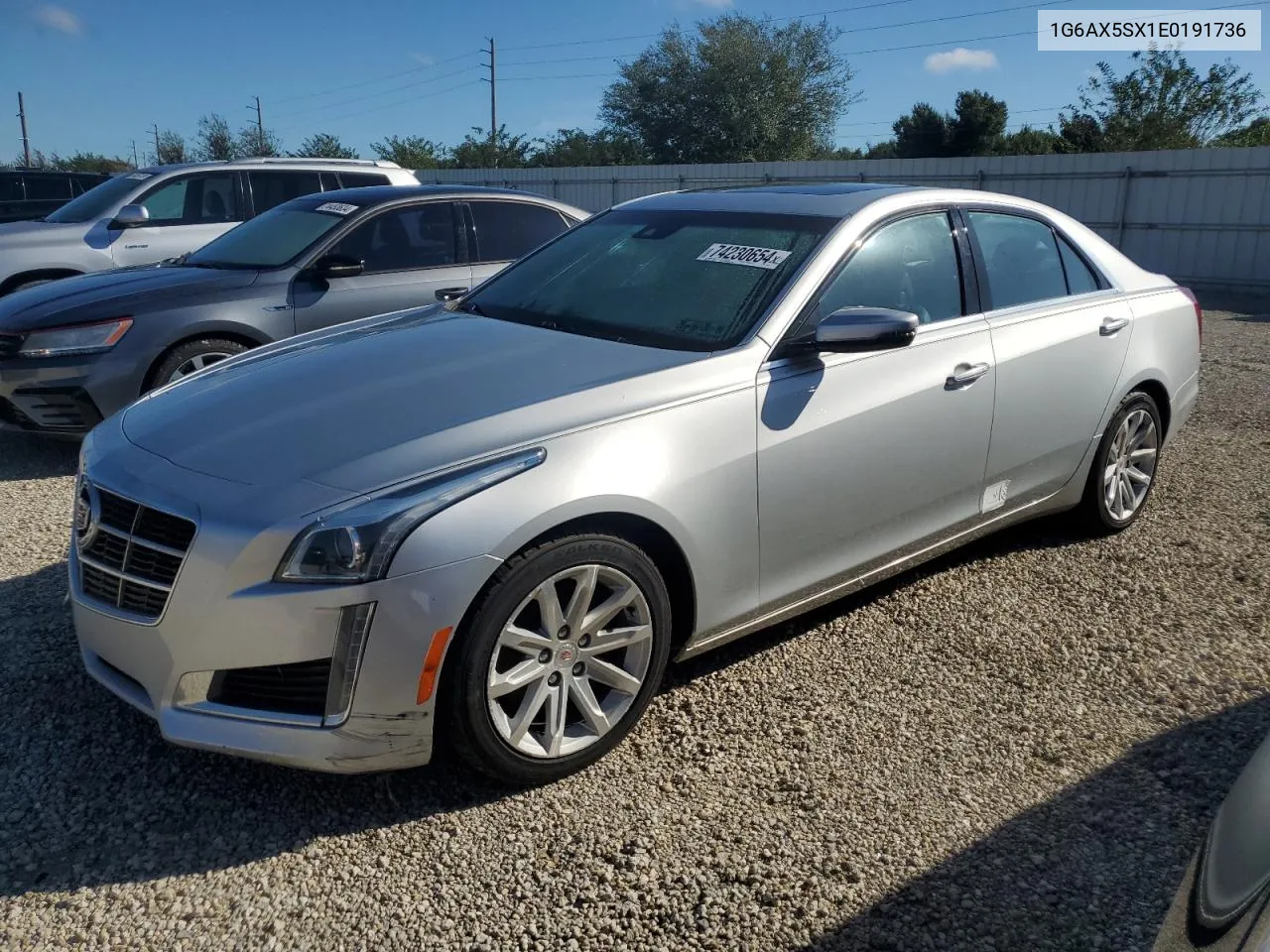 2014 Cadillac Cts Luxury Collection VIN: 1G6AX5SX1E0191736 Lot: 74230654