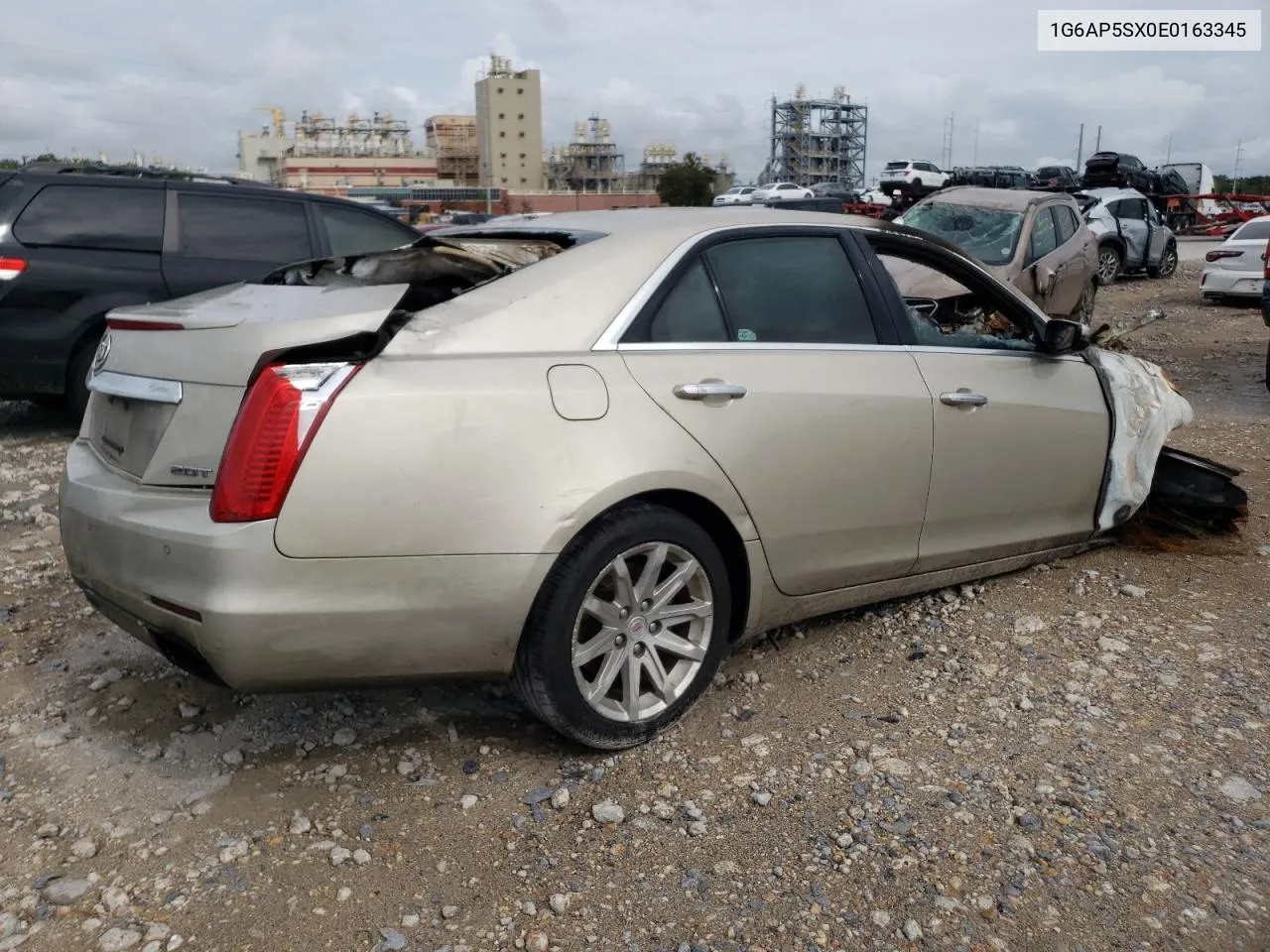 2014 Cadillac Cts VIN: 1G6AP5SX0E0163345 Lot: 74331534