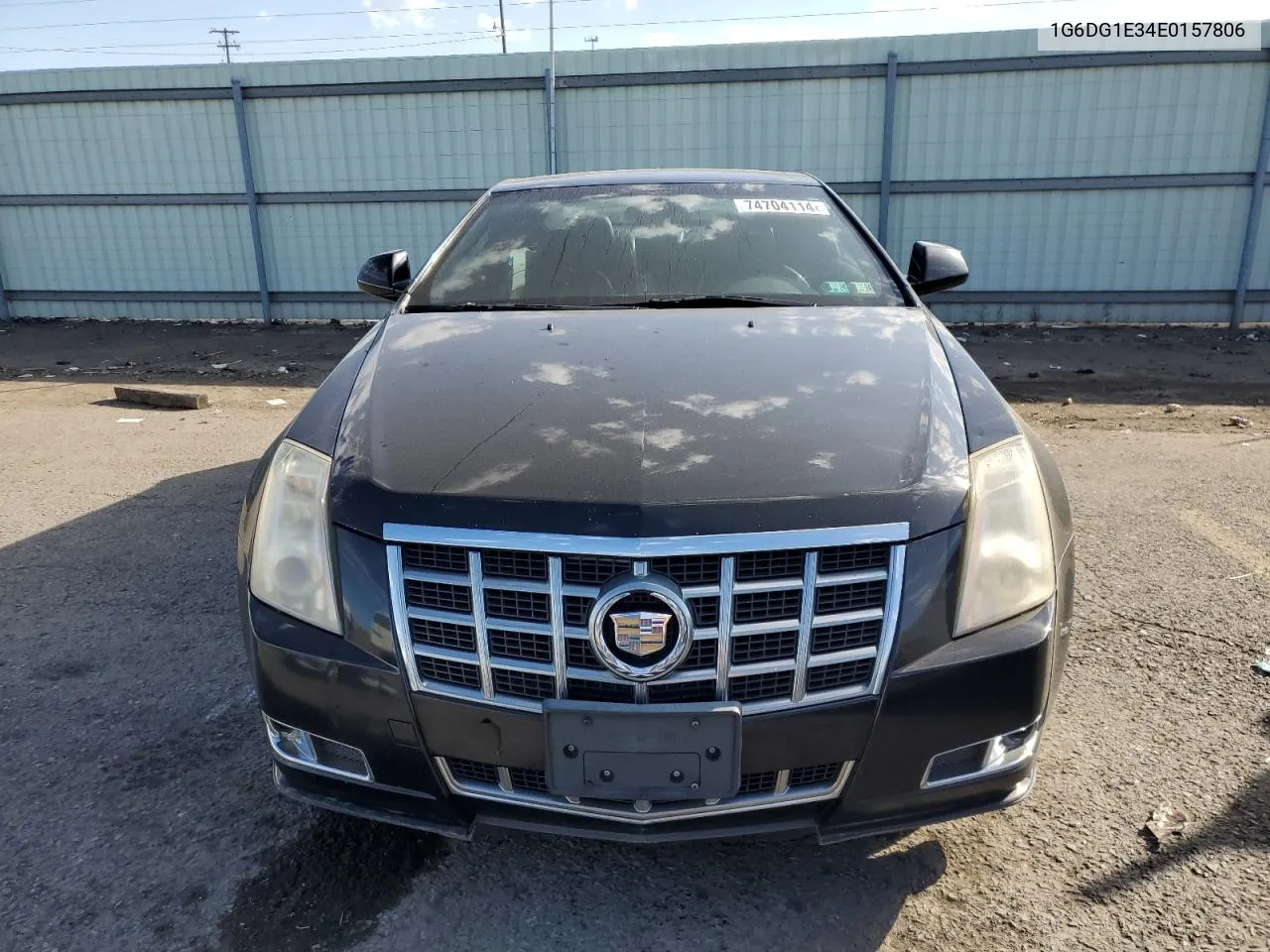 2014 Cadillac Cts Performance Collection VIN: 1G6DG1E34E0157806 Lot: 74704114