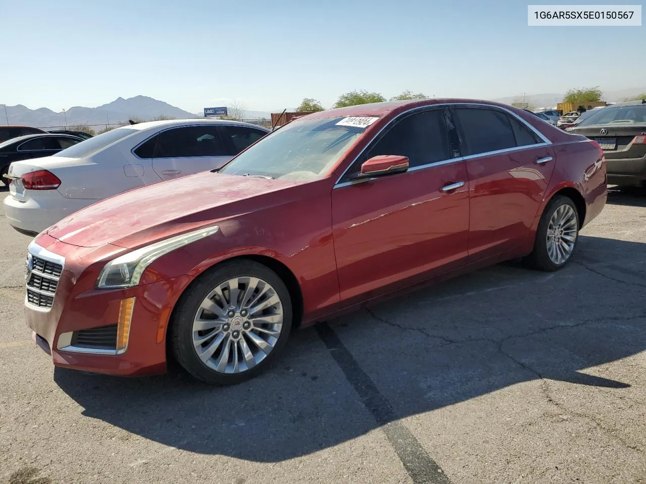 2014 Cadillac Cts Luxury Collection VIN: 1G6AR5SX5E0150567 Lot: 74812924