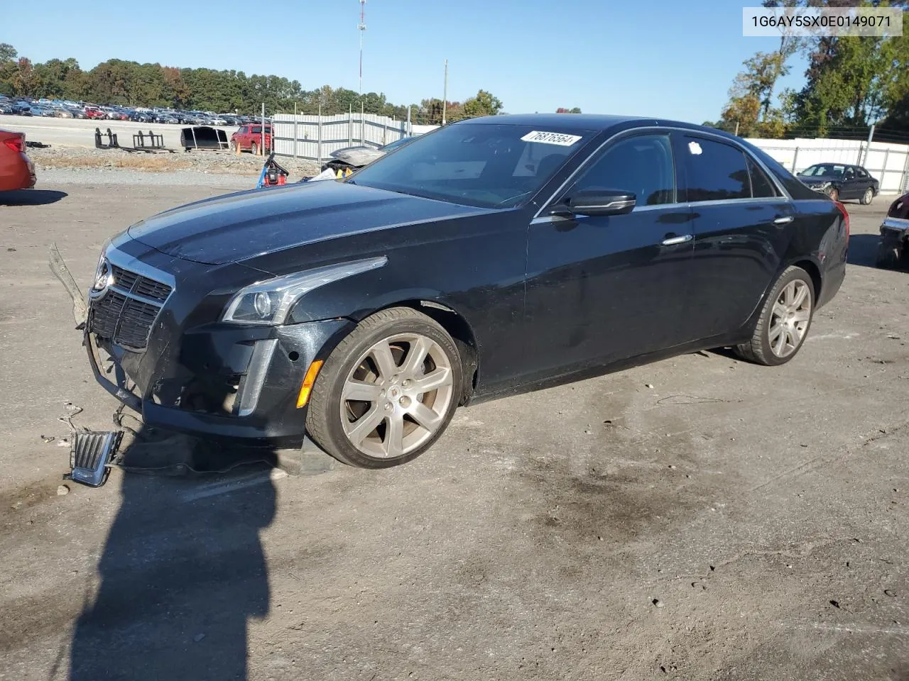 2014 Cadillac Cts Performance Collection VIN: 1G6AY5SX0E0149071 Lot: 76876564