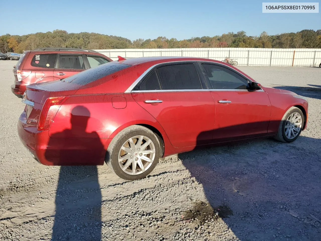 2014 Cadillac Cts VIN: 1G6AP5SX8E0170995 Lot: 76877884