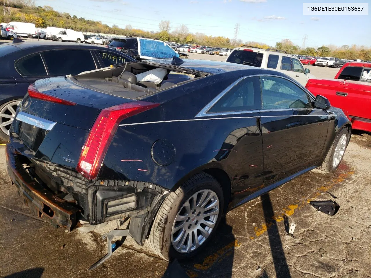 2014 Cadillac Cts VIN: 1G6DE1E30E0163687 Lot: 77468934