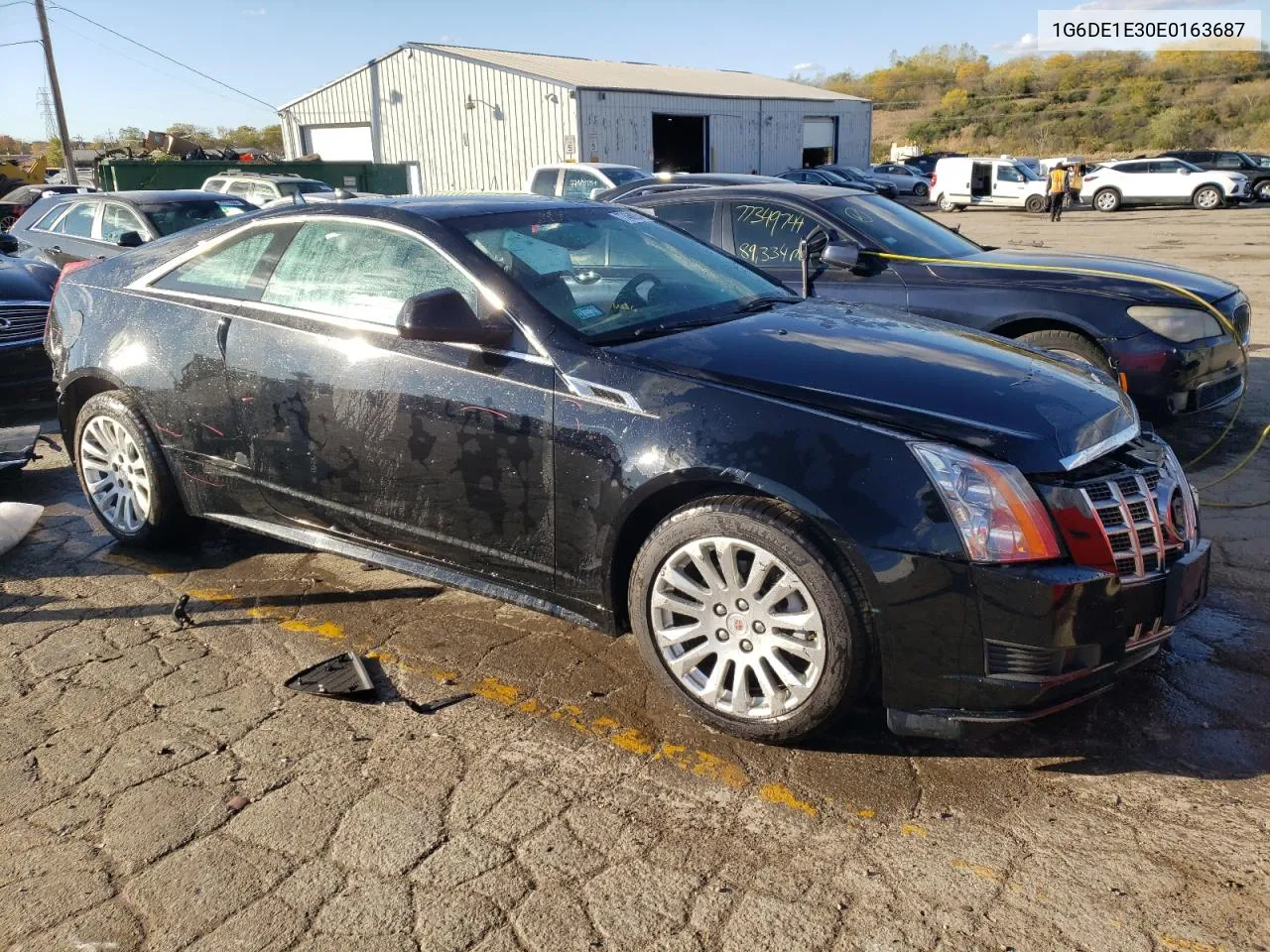 2014 Cadillac Cts VIN: 1G6DE1E30E0163687 Lot: 77468934