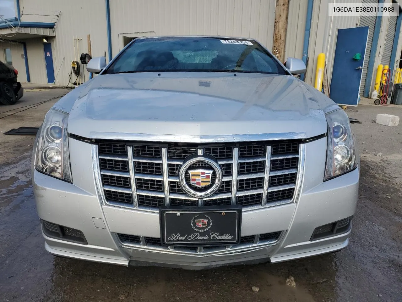 2014 Cadillac Cts VIN: 1G6DA1E38E0110988 Lot: 78258354