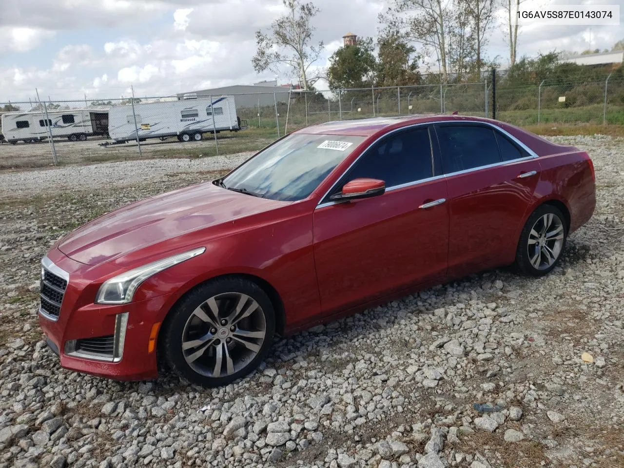 2014 Cadillac Cts Vsport Premium VIN: 1G6AV5S87E0143074 Lot: 79006674