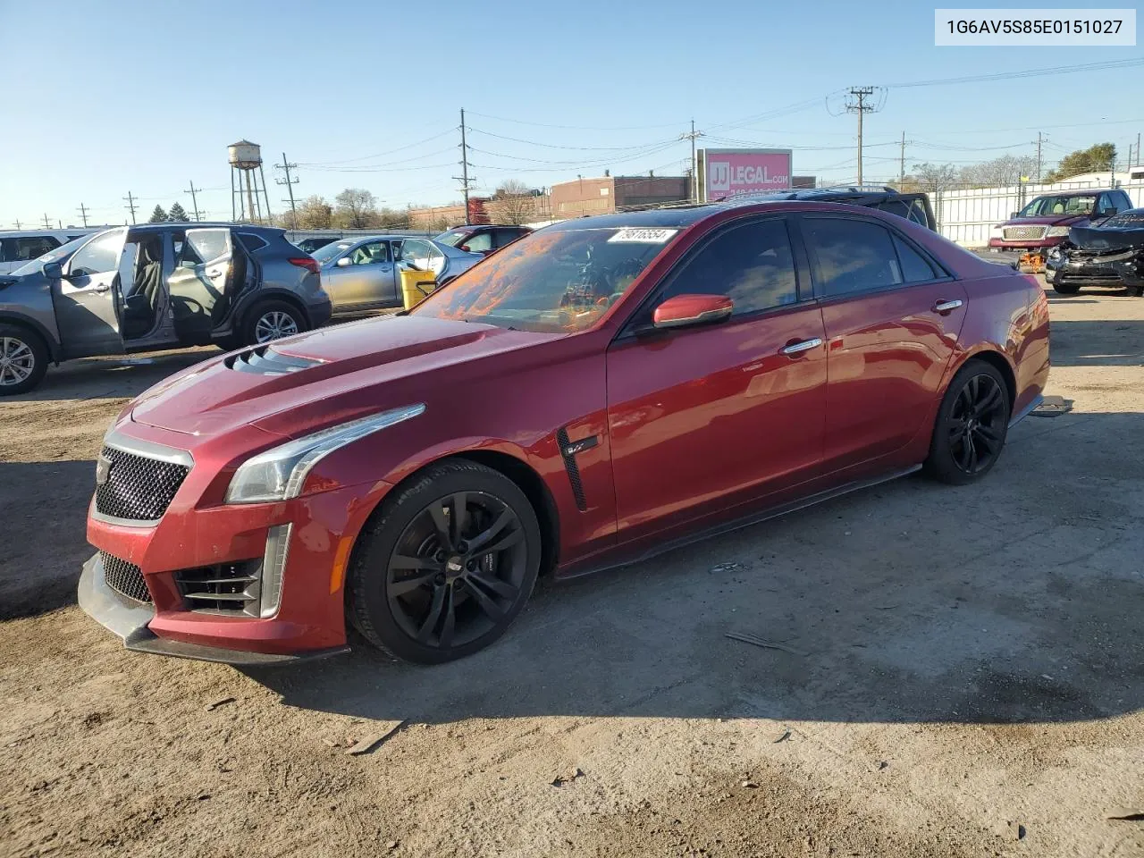 2014 Cadillac Cts Vsport Premium VIN: 1G6AV5S85E0151027 Lot: 79816554