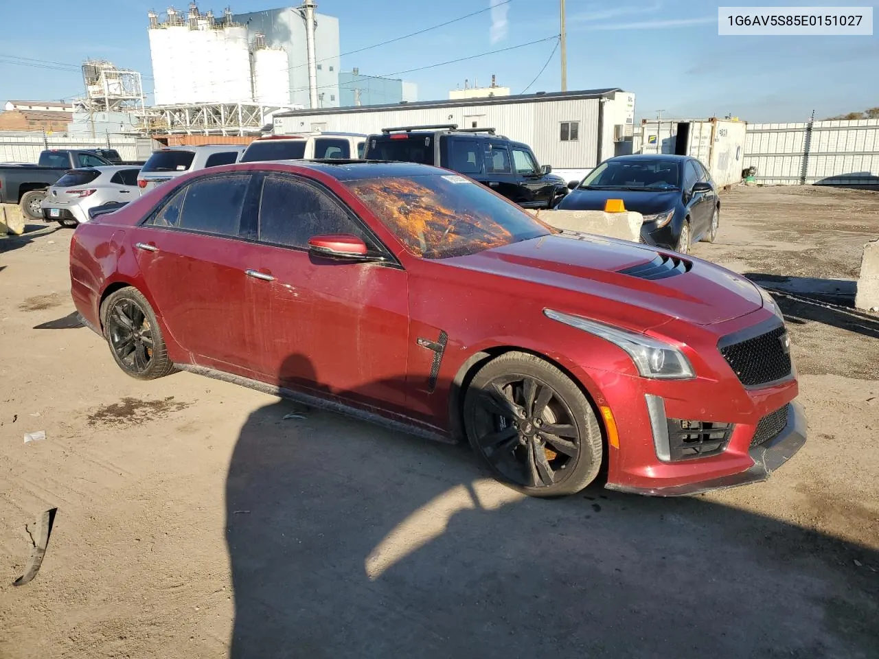 2014 Cadillac Cts Vsport Premium VIN: 1G6AV5S85E0151027 Lot: 79816554