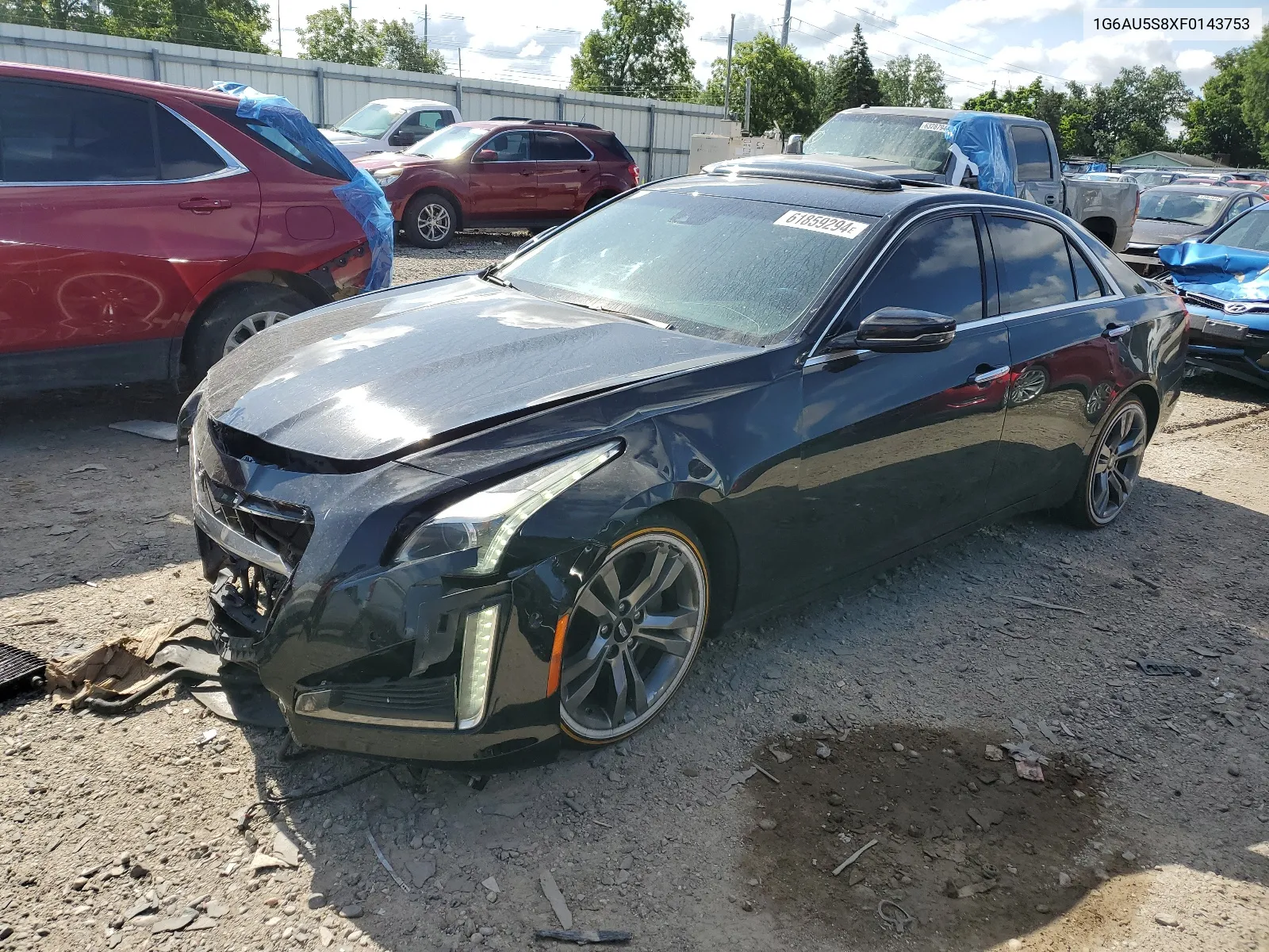 2015 Cadillac Cts Vsport VIN: 1G6AU5S8XF0143753 Lot: 61859294