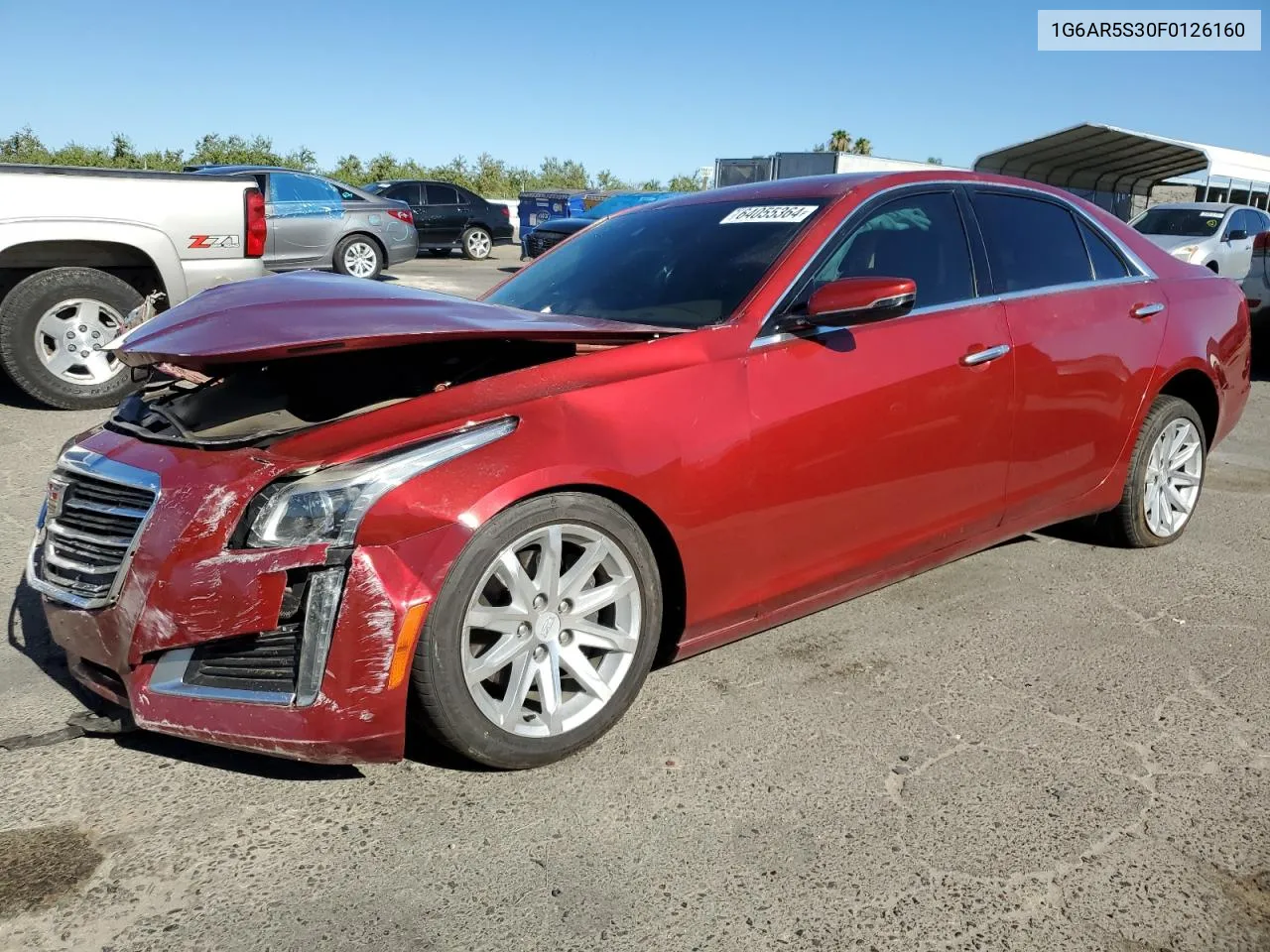 2015 Cadillac Cts Luxury Collection VIN: 1G6AR5S30F0126160 Lot: 64055364