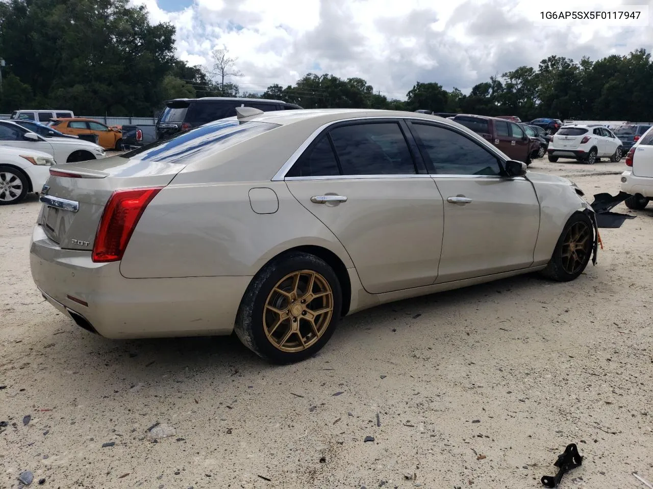 1G6AP5SX5F0117947 2015 Cadillac Cts