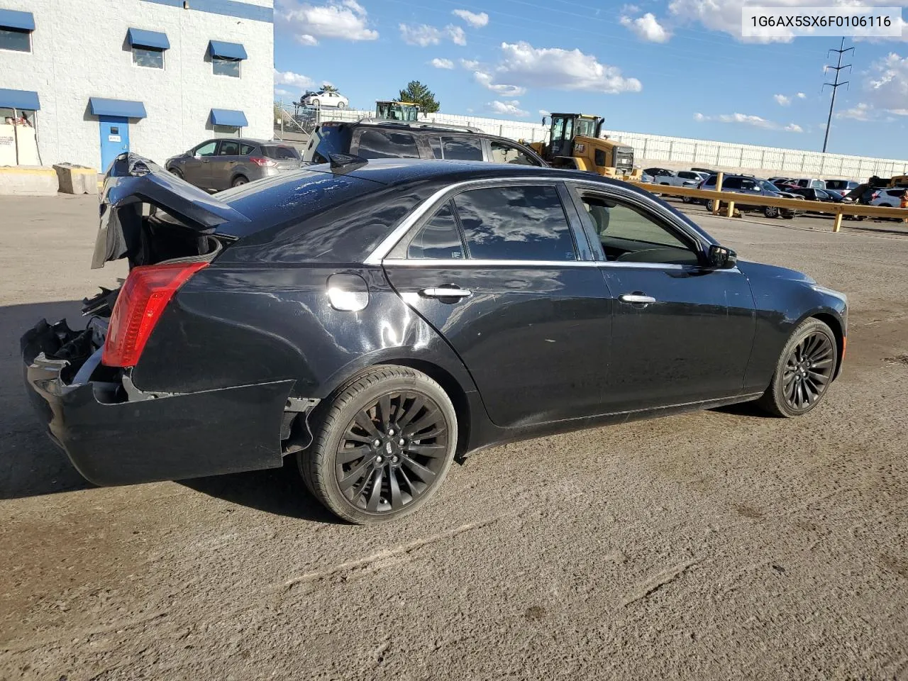 2015 Cadillac Cts Luxury Collection VIN: 1G6AX5SX6F0106116 Lot: 71622914