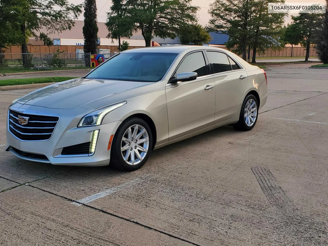 1G6AR5SX6F0105204 2015 Cadillac Cts Luxury