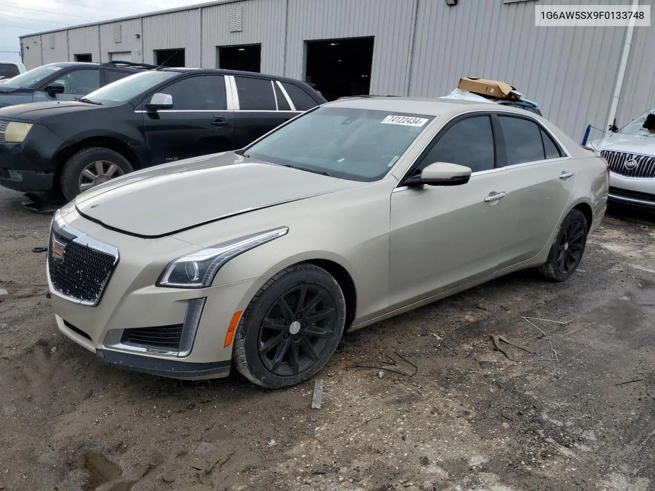 2015 Cadillac Cts VIN: 1G6AW5SX9F0133748 Lot: 74122434